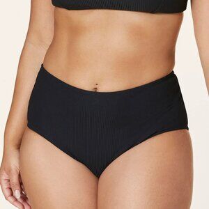NWOT Andie ribbed high waist bikini bottom
